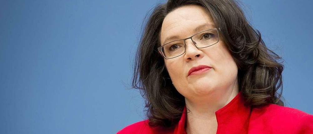 Andrea Nahles' Rentenkonzept: "Ich hatte einen ganz, ganz kleinen Moment des Stolzes, als ich unterschrieben habe".