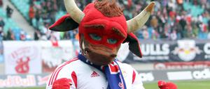 Die roten Bullen von Leipzig.