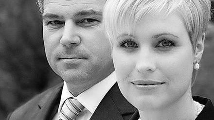 Die Autoren von "Deutschland misshandelt seine Kinder", Michael Tsokos und Saskia Guddat. Unterstützt wurden beide von dem Schriftsteller und Ghostwriter Andreas Gößling.