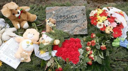 Das Grab der getöteten Jessica.