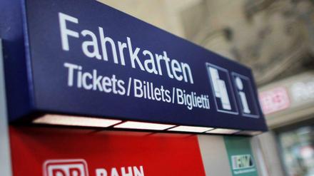 Fahrkartenautomat der Deutschen Bahn
