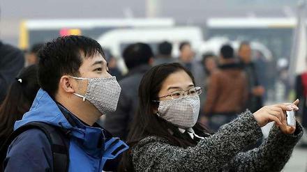 In Peking lag die Feinstaubbelastung zuletzt zeitweise beim 26-fachen des Grenzwerts.