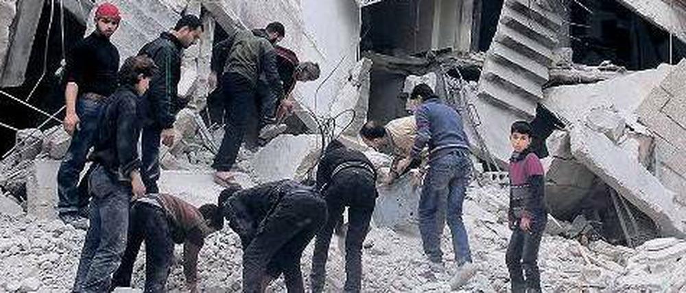 Während der Verhandlungen in Genf geht der Krieg in Syrien mit unverminderter Brutalität weiter. 