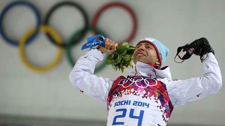 Der siebte Streich: Ole Einar Björndalen holt auf seine alten tage noch einmal Olympia-Gold. 