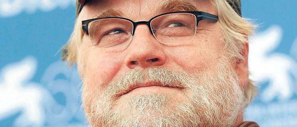 Er war der Mann für die Abgebrühten. Aber er war selber alles andere als abgebrüht. Hoffman 2012 beim Internationalen Filmfestival in Venedig.