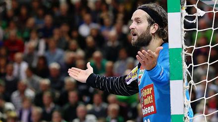 14 Paraden. Silvio Heinevetter war einer der Gründe, warum die Füchse in Göppingen gewinnen konnten.