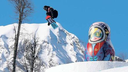 Premiere in Sotschi. Erstmals werden bei Olympia Medaillen im Slopestyle vergeben.