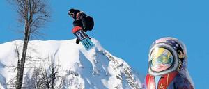 Premiere in Sotschi. Erstmals werden bei Olympia Medaillen im Slopestyle vergeben.