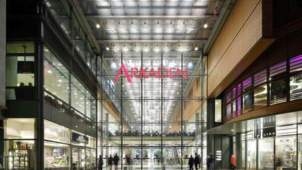 Fehlalarm im Einkaufszentrum. Die Potsdamer Platz Arkaden 