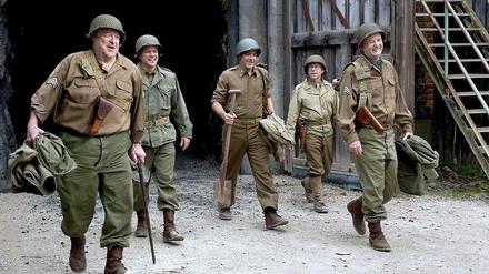 Monumentale Männer: John Goodman, Matt Damon, George Clooney, Bob Balaban, Bill Murray (von links) 
