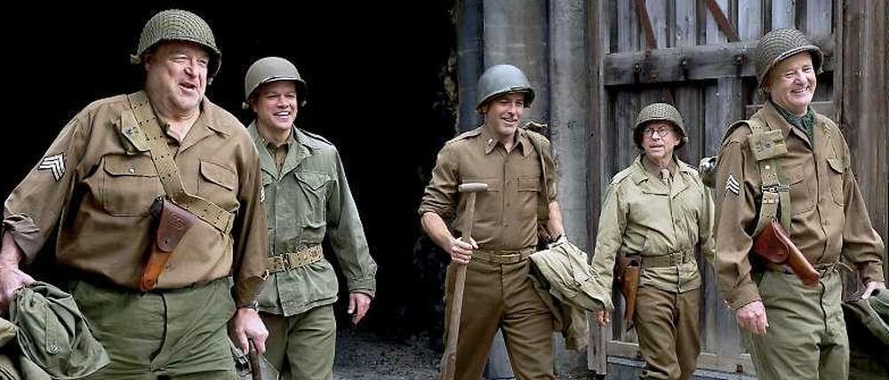 Monumentale Männer: John Goodman, Matt Damon, George Clooney, Bob Balaban, Bill Murray (von links)