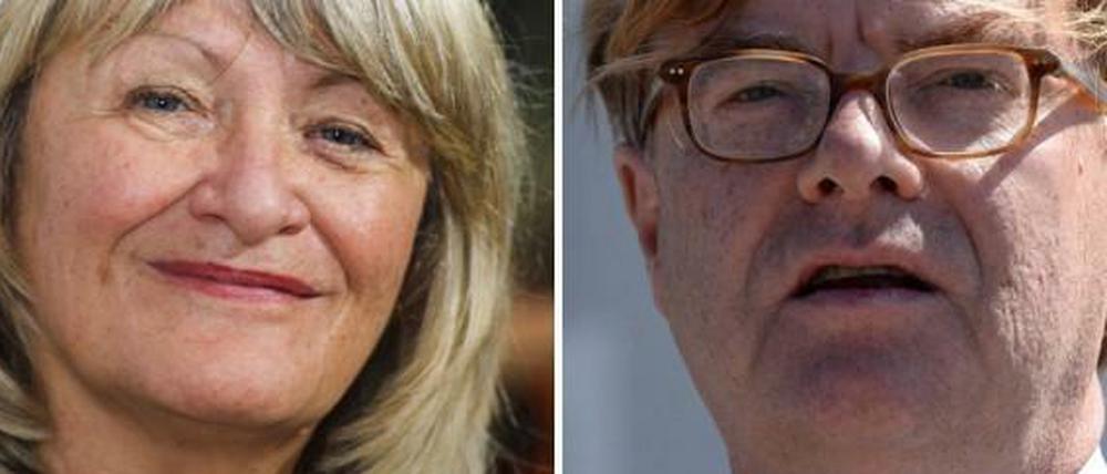 Alice Schwarzer und André Schmitz.