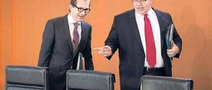 Alexander Dobrindt (l.) und Peter Altmaier.