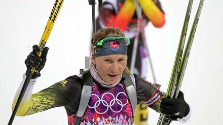Schnellste im Sprint: Die Slovakin Anastasija Kuzmina.