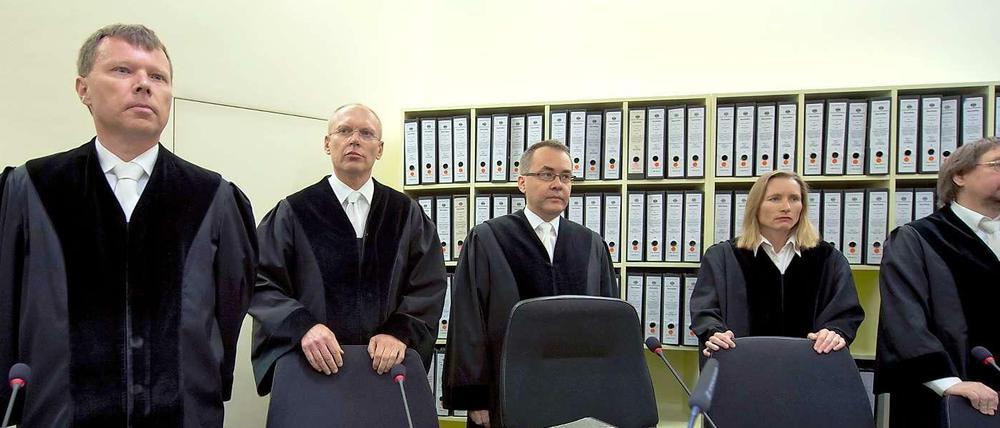 Nicht befangen: Die Richter im NSU-Prozess.