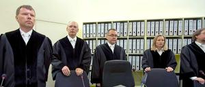 Nicht befangen: Die Richter im NSU-Prozess.