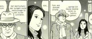 Meister und Schülerin: Eine Szene aus Taniguchis „Der Himmel ist blau, die Erde ist weiß“.