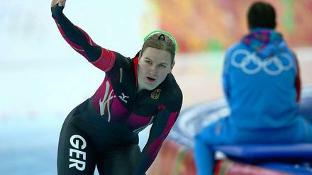 Abschiedstournee: Jenny Wolf bei ihrem vorletzten Auftritt bei Olympia.
