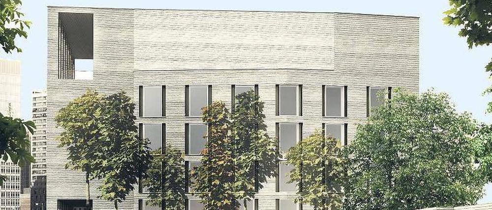 Steinernes Berlin. Rund 15,5 Millionen Euro kostet der Bau des 2640 Quadratmeter großen Archäologischen Zentrums am Petriplatz. Den Architekturwettbewerb entschieden die Arbeitsgemeinschaft Florian Nagler und Christina Kautz für sich. 