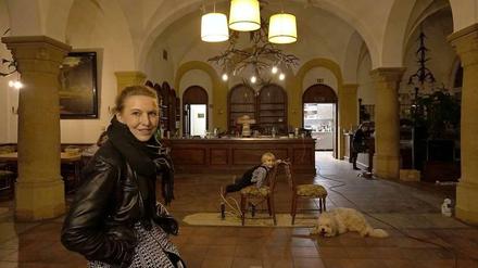 Der alte Zustand. Dieses Bild entstand im Februar vor der Modernisierung. Wie man sieht, handelt es sich um einen Familienbetrieb.