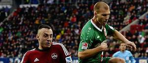 Josip Drmic erzielte den Siegtreffer der Nürnberger in Augsburg.