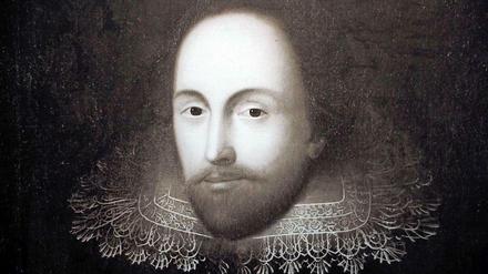 Eines der neuen Gemälde, die angeblich William Shakespeare abbilden.