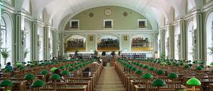 Die russische Nationalbibliothek in St. Petersburg, im Beitrag von Michael Glawogger.