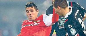 Einsatzbereit. Unions Damir Kreilach (li.) kann gegen Düsseldorf spielen.