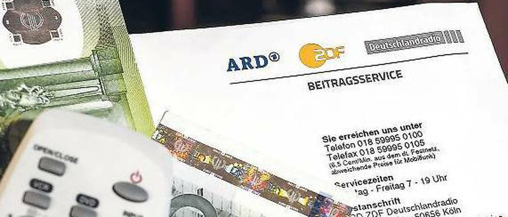 Überschuss. Der neue Rundfunkbeitrag bringt mehr Geld in die öffentlich-rechtlichen Kassen, als benötigt wird. Foto: imago