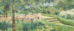 1941 geraubt, später restituiert und vom Museum zurückgekauft. Max Liebermanns „Garten am Wannsee“. Foto: Israel Museum