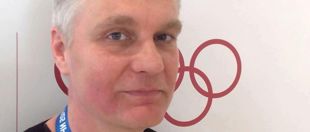 Unser Olympia-Reporter Claus Vetter.