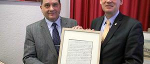 Napoleons Brief an seinen General ist nach Spandau zurückgekehrt.