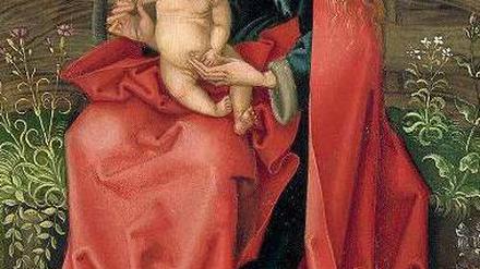 „Die Jungfrau mit Kind im Garten“ von Martin Schongauer (1469–91). Dieses und andere Werke der deutschen Renaissance zeigt die National Gallery.