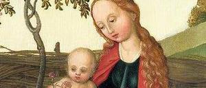 „Die Jungfrau mit Kind im Garten“ von Martin Schongauer (1469–91). Dieses und andere Werke der deutschen Renaissance zeigt die National Gallery.
