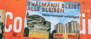 Die Anwohner freuen sich über den Denkmalschutz für den Ernst-Thälmann-Park.