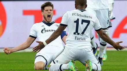 Schrei, wenn Du kannst. Und Klaas-Jan Huntelaar konnte das nach seinem Tor zum 2:1 guten Gewissens tun.