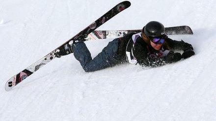 Kalte Landung. Lisa Zimmermann galt im Slopestyle als Medaillenkandidatin, verpasste dann aber das Finale.