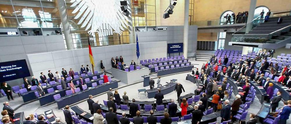 Der deutsche Bundestag.