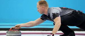 O Canada. Skip Brad Jacobs musste die nationale Konkurrenz besiegen, um nach Sotschi fahren zu dürfen.