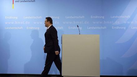 Hans-Peter Friedrich nach seiner Erklärung.