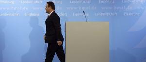 Hans-Peter Friedrich nach seiner Erklärung.