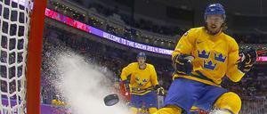 Hinten und vorne stark. Schwedens Topverteidiger Erik Karlsson.