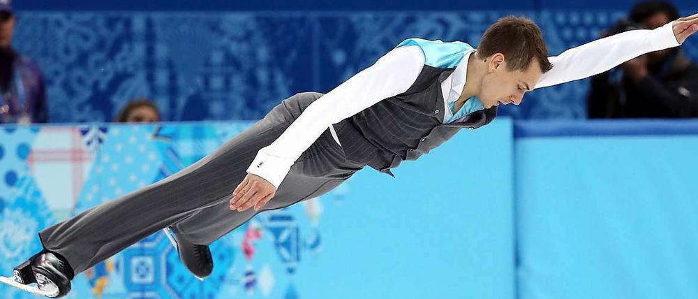 Peter Liebers wusste nach seiner olympischen Kür im Eiskunstlaufen, dass er insgesamt Erstaunliches geleistet hatte