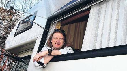 Am Wohnzimmerfenster. Klaus Florian Vogt gastiert in Berlin.