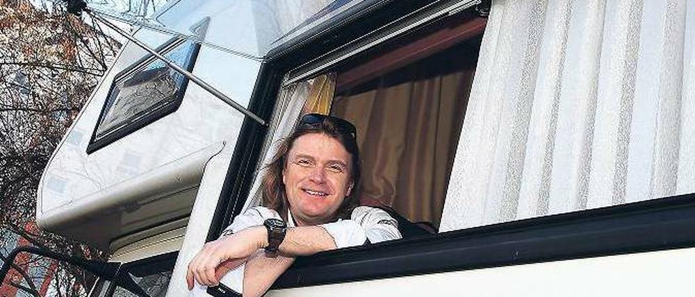 Am Wohnzimmerfenster. Klaus Florian Vogt gastiert in Berlin.