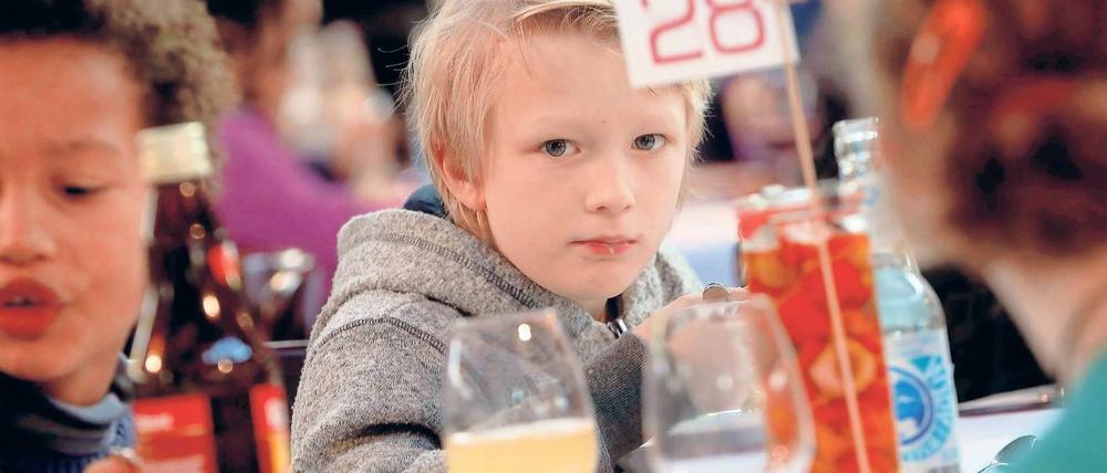 Kleine Gourmets genossen das Essen beim Kulinarischen Kino