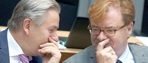Einst Weggefährten, nun gehen sie politisch getrennte Wege: Klaus Wowereit und André Schmitz.