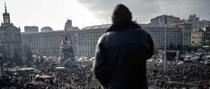 Revolution in Kiev - für die Eliten in Moskau wahrscheinlich beunruhigende Bilder. 