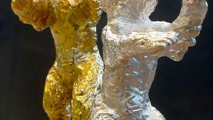 Bärenmarke: Die Berlinale-Trophäe in Gold und Silber