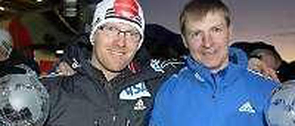 Manual Machata (l.) und Alexander Subkow.